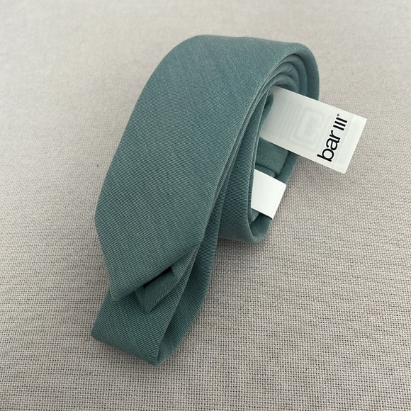 Bar III Other - Bar III Gillis Solid Neck Tie in Green, New with Tag